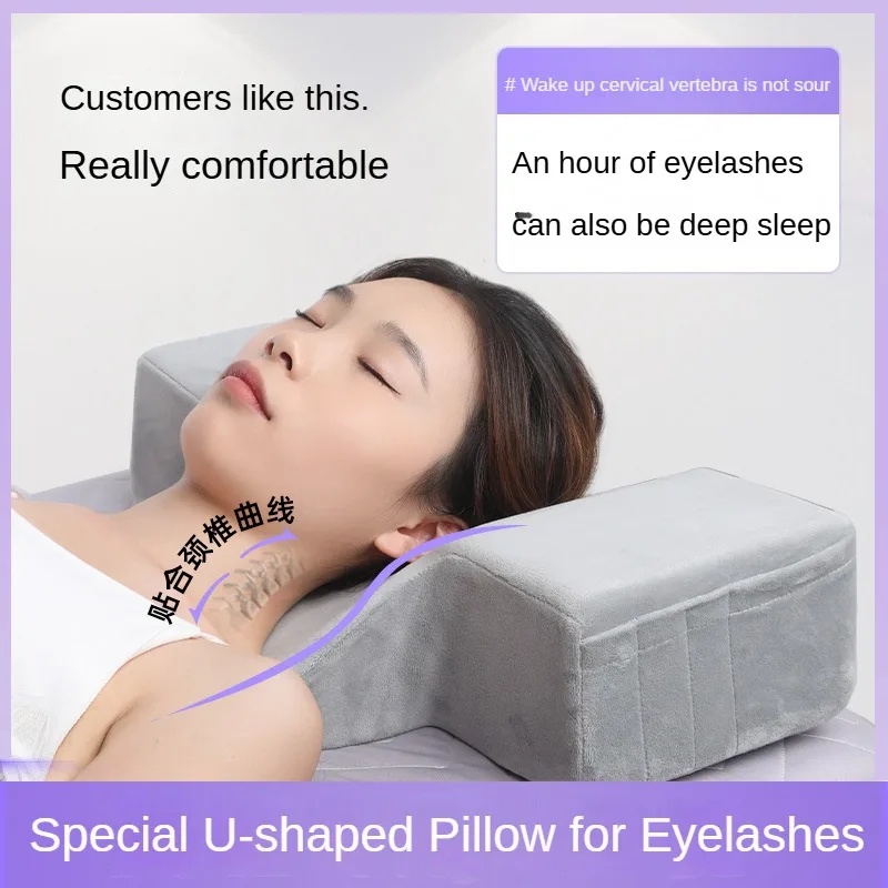 Eyelash Extension Pillow U Shape Makeup Grafting Eyelash Groove Pillow Ergonomic Curve Neck Support Pillow for Beauty Salon
Eyelash Extension Pillow U Shape Makeup Grafting Eyelash Groove Pillow Ergonomic Curve Neck Support Pillow for Beauty Salon