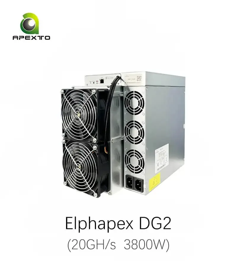 Гарантированная доставка Новый Elphapex DG2 20G 3420W Litcoin Dogecoin Bells Miner
Гарантированная доставка Новый Elphapex DG2 20G 3420W Litcoin Dogecoin Bells Miner
