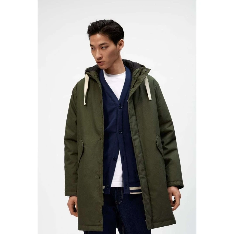 Mid-length Fishtail Parka Jacket for Men, Cotton Padded Lining, Casual Outwear, Windbreaker Coats, Autumn and Winter Clothing
Mid-length Fishtail Parka Jacket for Men, Cotton Padded Lining, Casual Outwear, Windbreaker Coats, Autumn and Winter Clothing