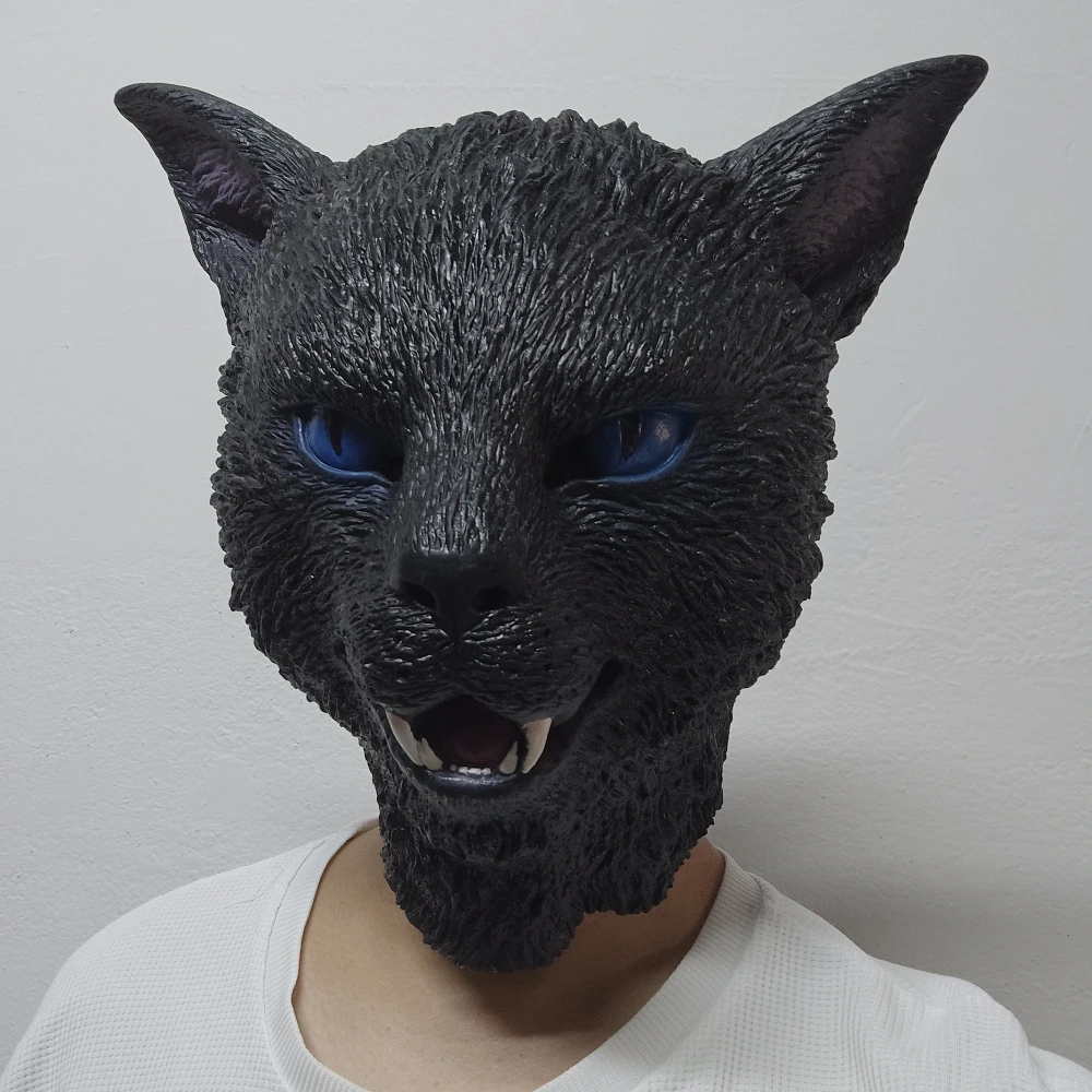 Black Cat Head Mask Halloween Novelty Cat Mask For Masquerade Cosplay Party Props Stage Performance Animal Head Cover
Black Cat Head Mask Halloween Novelty Cat Mask For Masquerade Cosplay Party Props Stage Performance Animal Head Cover