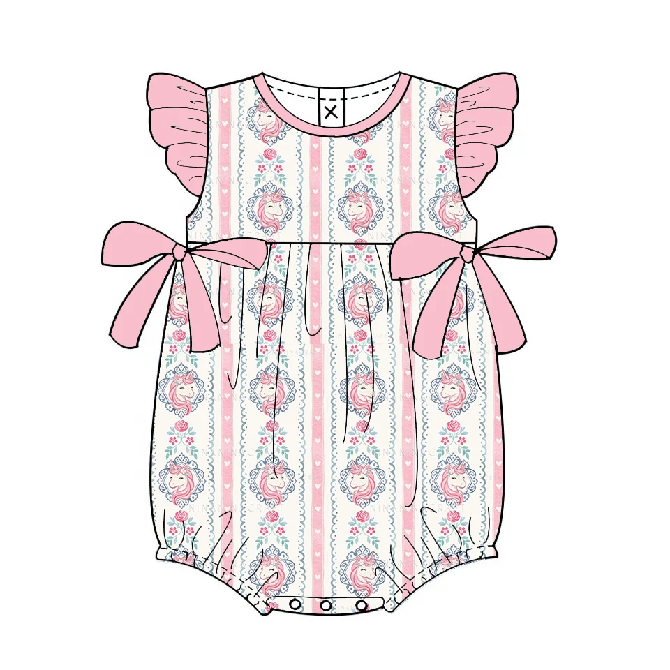Boutique Children's Round neck short jumpsuit with bow decoration fruit flowers print Toddler clothing custom wholesale
Boutique Children's Round neck short jumpsuit with bow decoration fruit flowers print Toddler clothing custom wholesale