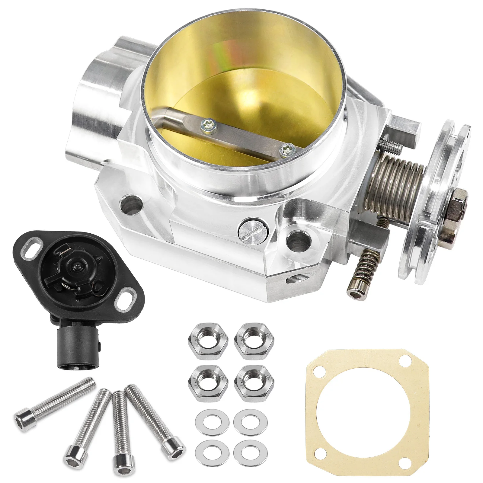 70MM Throttle Body Kit 309051050 Intake Manifold Throttle Body Valve With TPS And MAP Sensor For Honda B/D/H/F Series B16 B18
70MM Throttle Body Kit 309051050 Intake Manifold Throttle Body Valve With TPS And MAP Sensor For Honda B/D/H/F Series B16 B18