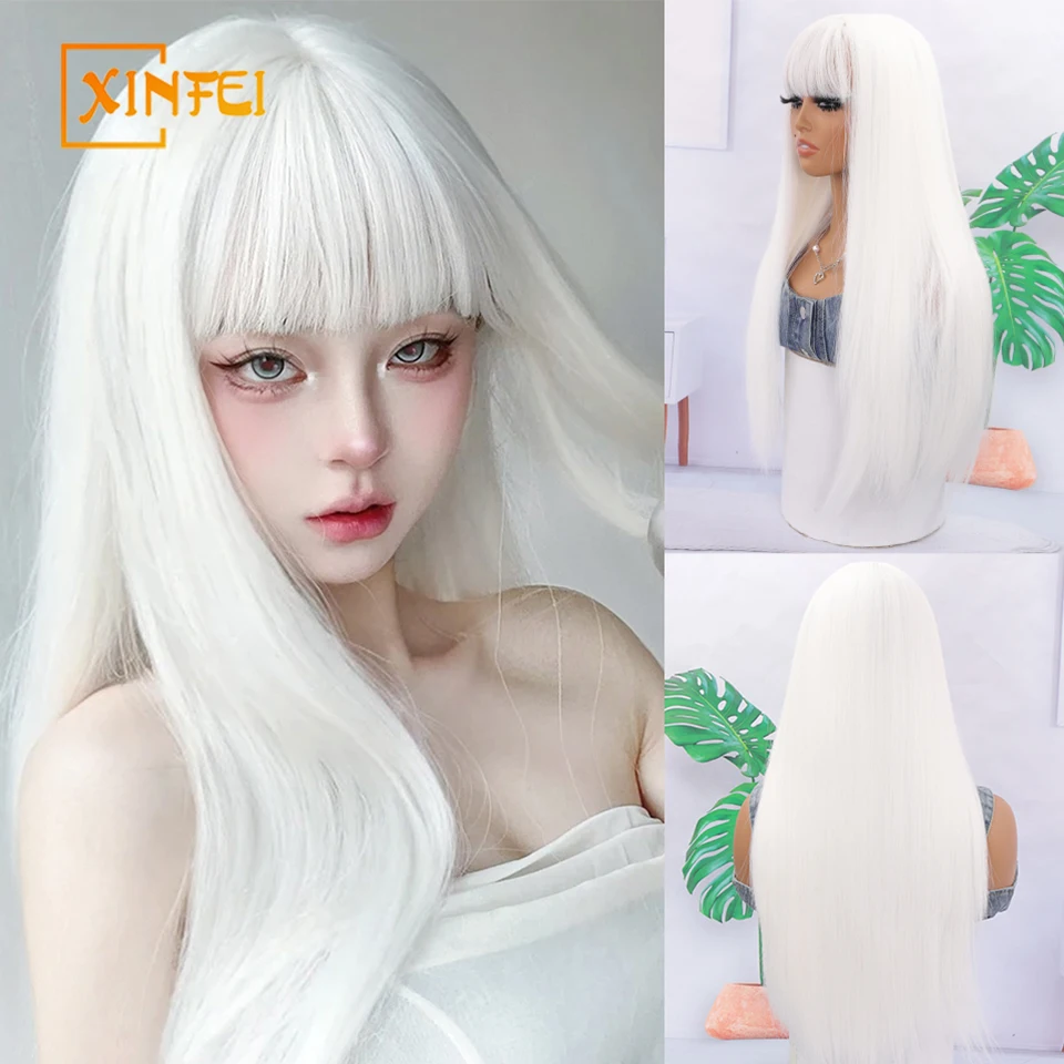 XINFEI 29 Inch Wig Long Straight Synthetic Wig for Women Fashion Wig for for Daily Halloween Costume Party Cosplay
XINFEI 29 Inch Wig Long Straight Synthetic Wig for Women Fashion Wig for for Daily Halloween Costume Party Cosplay