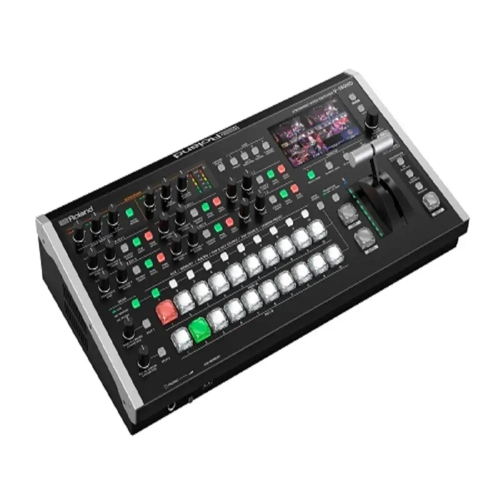 Лучшее предложение: Профессиональный гибридный видеомикшер Roland V-160HD для потоковой передачи видео/аудио
Лучшее предложение: Профессиональный гибридный видеомикшер Roland V-160HD для потоковой передачи видео/аудио