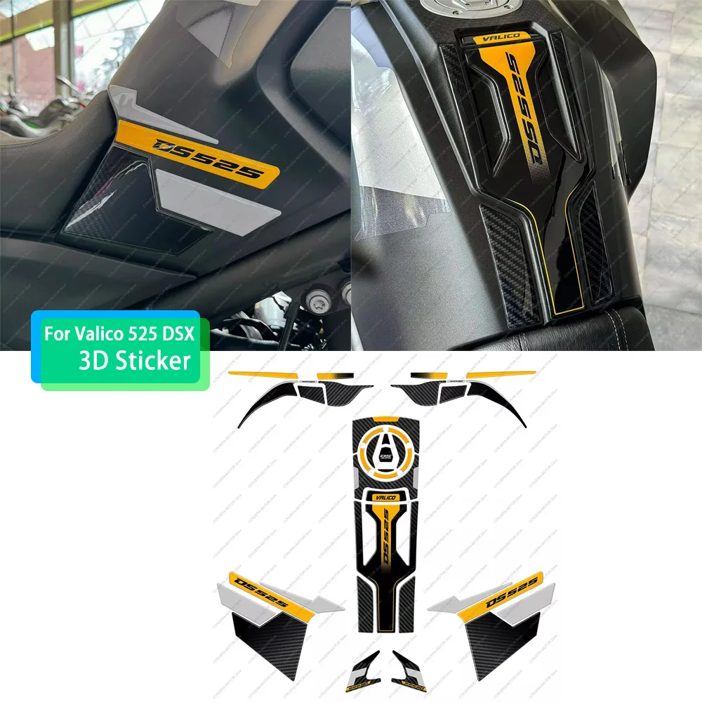 Motorcycle Sticker For Voge Valico 525 DSX 2024 Fuel Tank Sticker Waterproof and Scratch-resistant 3D Epoxy Gel Sticker
Motorcycle Sticker For Voge Valico 525 DSX 2024 Fuel Tank Sticker Waterproof and Scratch-resistant 3D Epoxy Gel Sticker