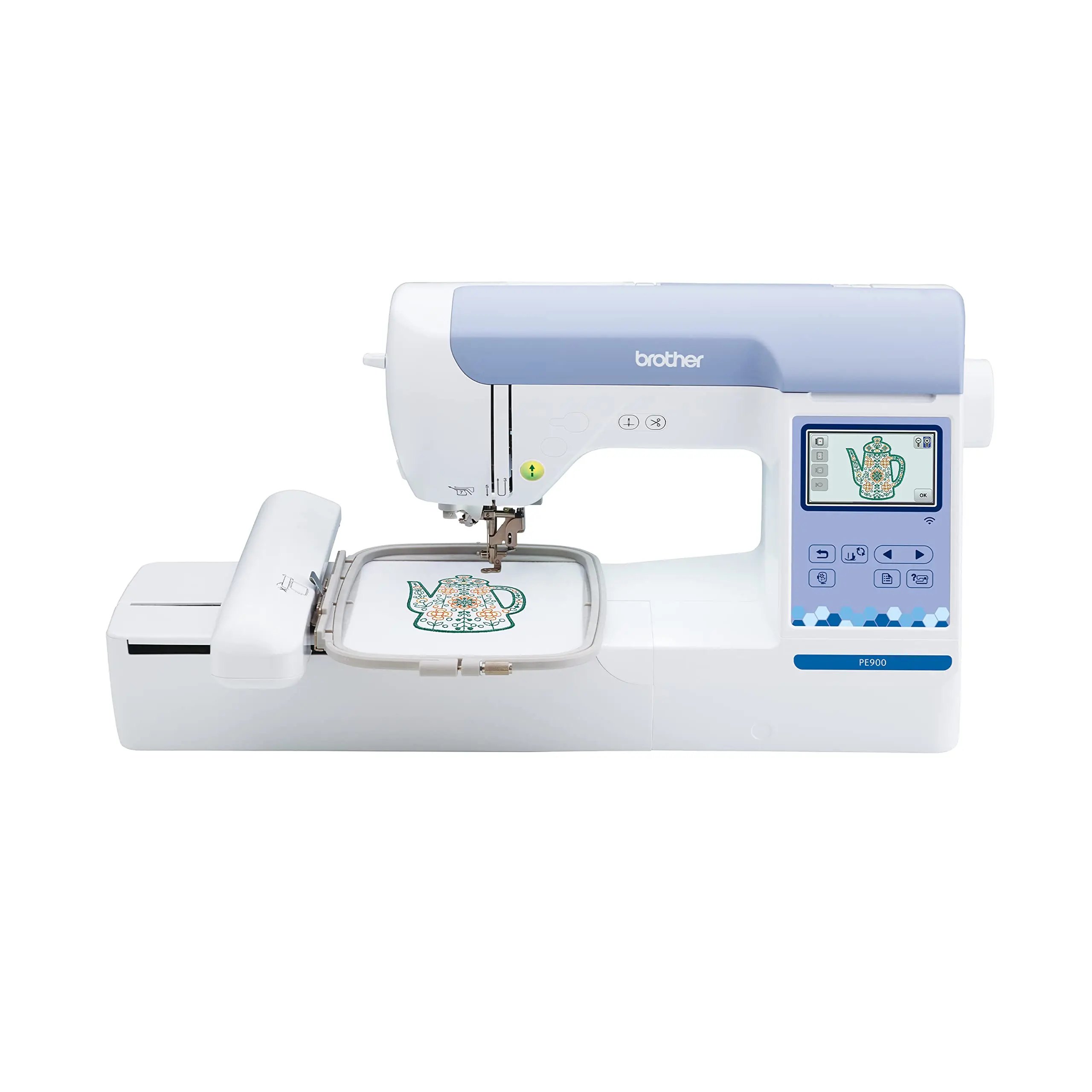 Machine with WLAN ORIGINAL Brother PE900 Embroidery
Machine with WLAN ORIGINAL Brother PE900 Embroidery