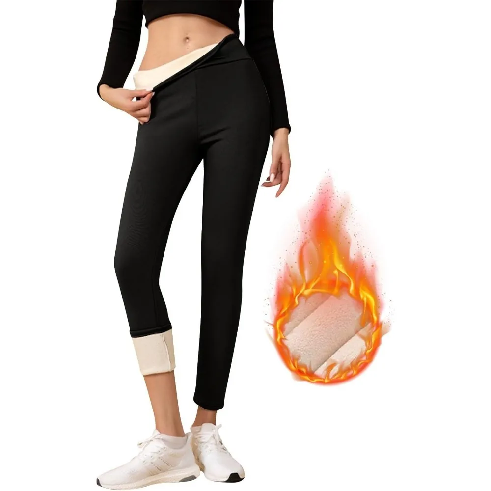 Леггинсы на флисовой подкладке, женские толстые, мягкие, с высокой талией, эластичные, теплые, теплые брюки из шерпа для тренировок в холодную зиму
Леггинсы на флисовой подкладке, женские толстые, мягкие, с высокой талией, эластичные, теплые, теплые брюки из шерпа для тренировок в холодную зиму