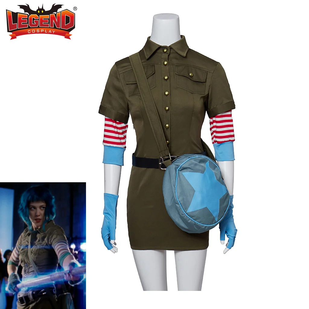 Scott Pilgrim Vs The World Ramona Flowers Cosplay Costume Green Cargo Dress Outfit Clothes Full Suit with Bag Vibrant for Women
Scott Pilgrim Vs The World Ramona Flowers Cosplay Costume Green Cargo Dress Outfit Clothes Full Suit with Bag Vibrant for Women