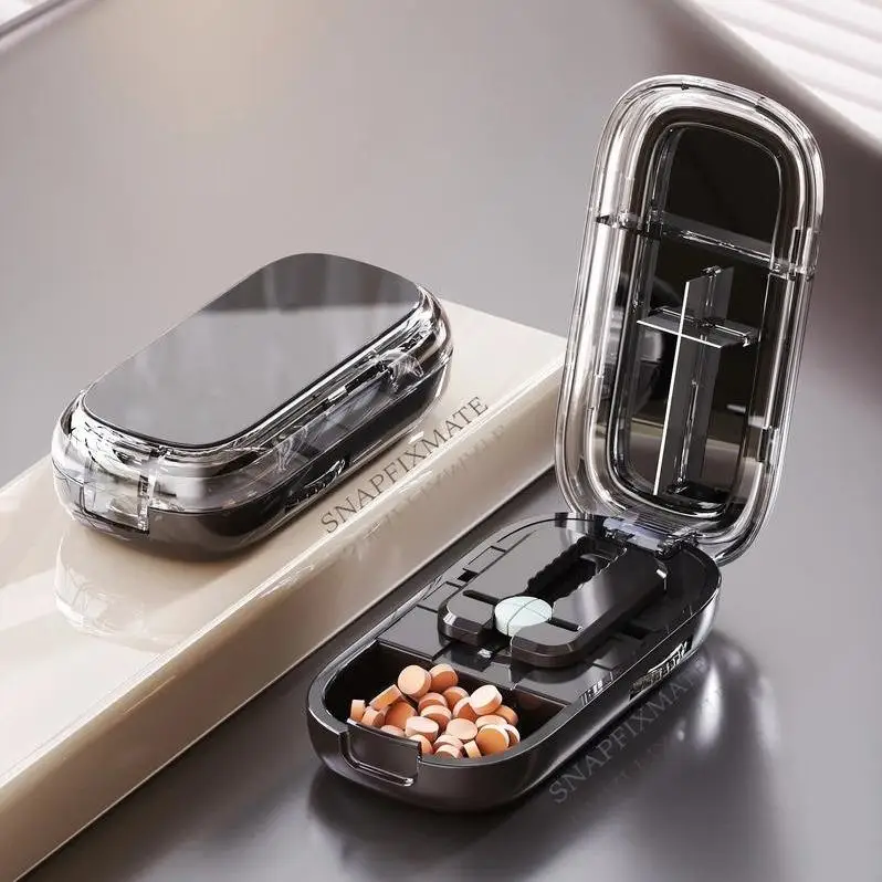 Convenient Pill Cutter Splitter, Adjustable for 1/2 & 1/4 Cuts, Accurate Centering & Alignment for Small & Tiny Pills.
Convenient Pill Cutter Splitter, Adjustable for 1/2 & 1/4 Cuts, Accurate Centering & Alignment for Small & Tiny Pills.