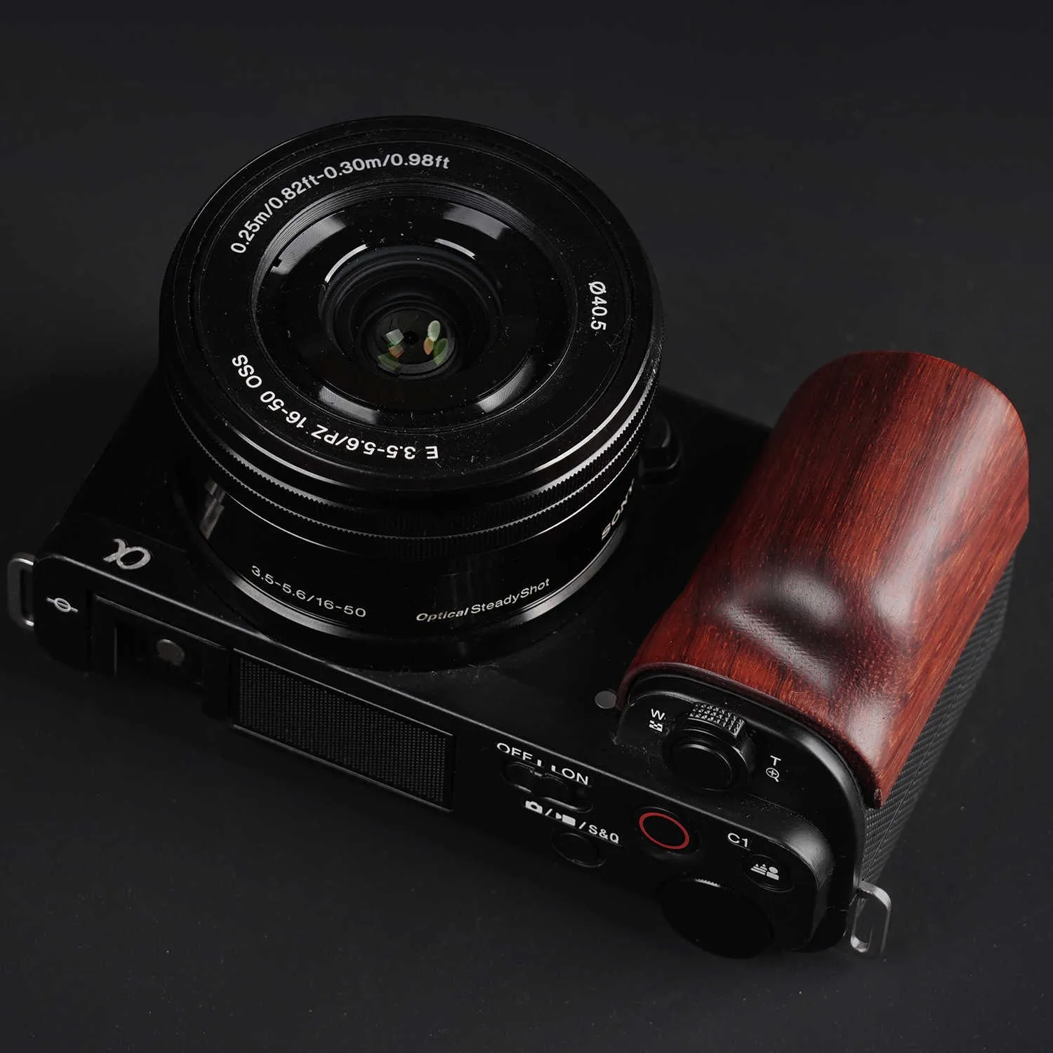 Solid Wood Handle Ebony Walnut Enhances Protective Grip Handle For Sony ZV-E10 Resistance, Lightweight and Portable
Solid Wood Handle Ebony Walnut Enhances Protective Grip Handle For Sony ZV-E10 Resistance, Lightweight and Portable