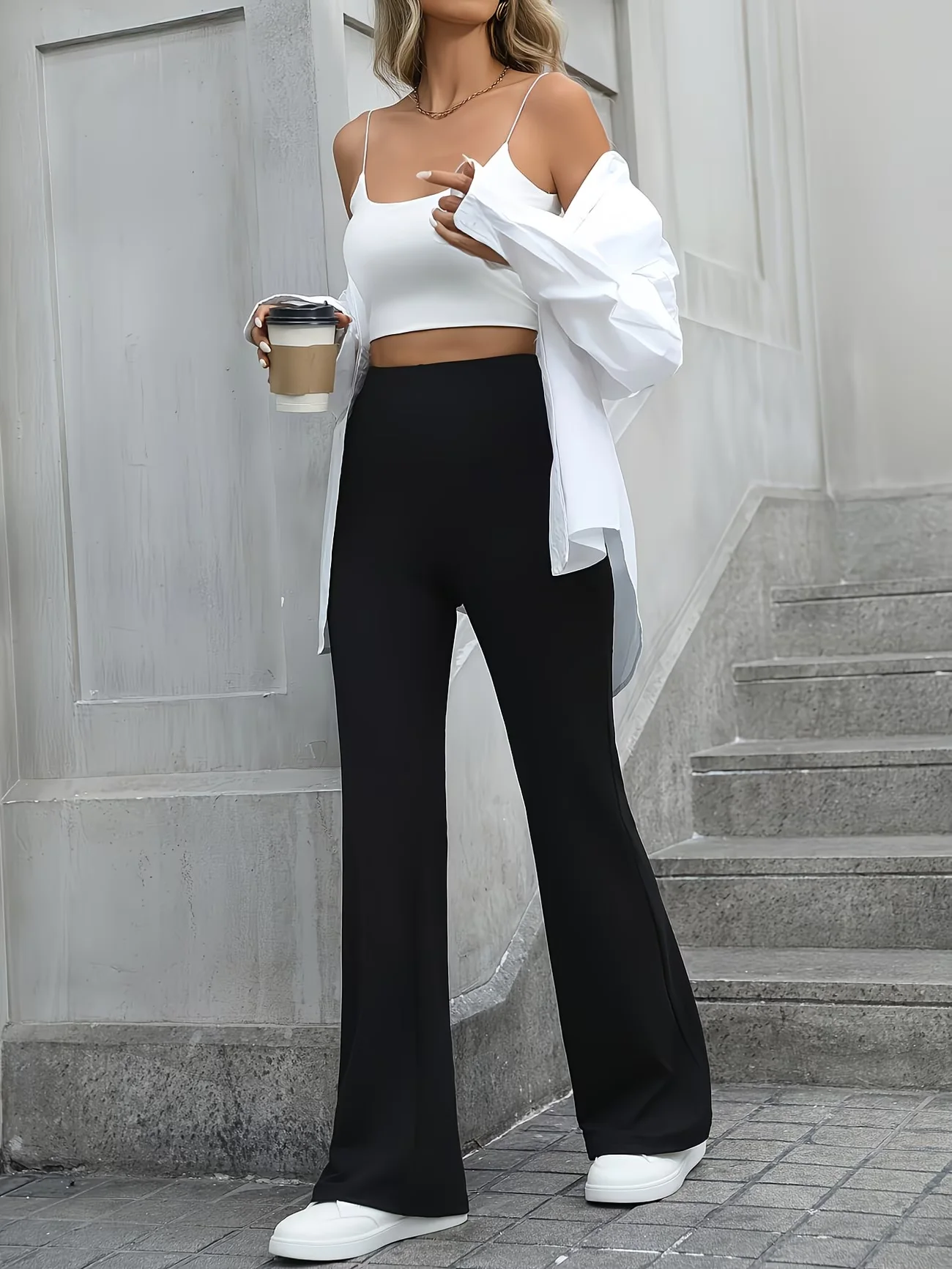 1-piece ladies' horn high waist stretch pants, elegant temperament, suitable for dancing and yoga, wear household pants outside
1-piece ladies' horn high waist stretch pants, elegant temperament, suitable for dancing and yoga, wear household pants outside