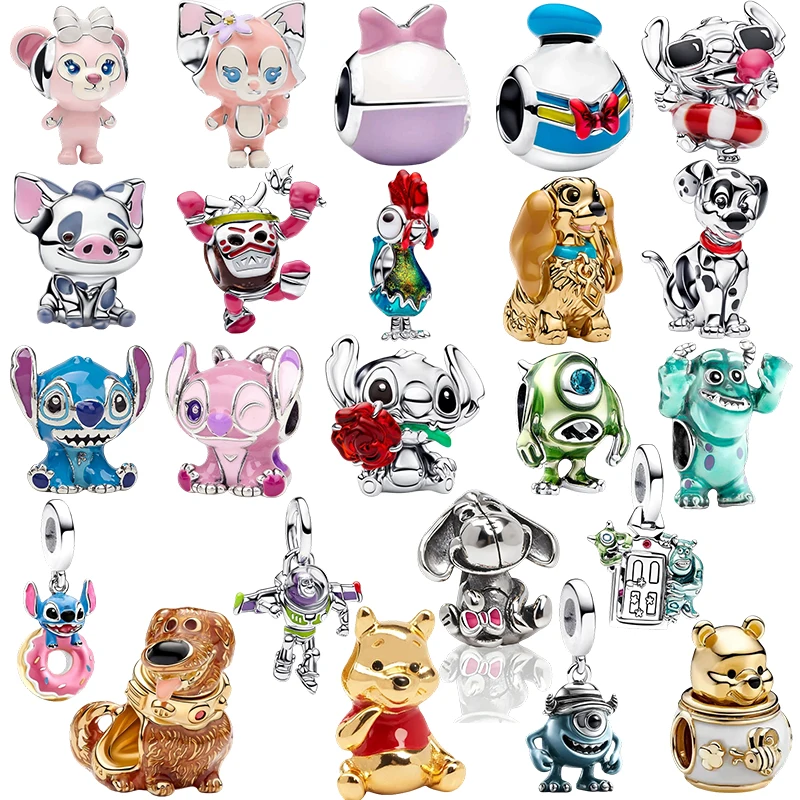 Disney Anime cartoon series Charm Beads Pendant Fit Original Snake Silver Bracelet Necklace Beads For Diy Jewelry Women Gift
Disney Anime cartoon series Charm Beads Pendant Fit Original Snake Silver Bracelet Necklace Beads For Diy Jewelry Women Gift