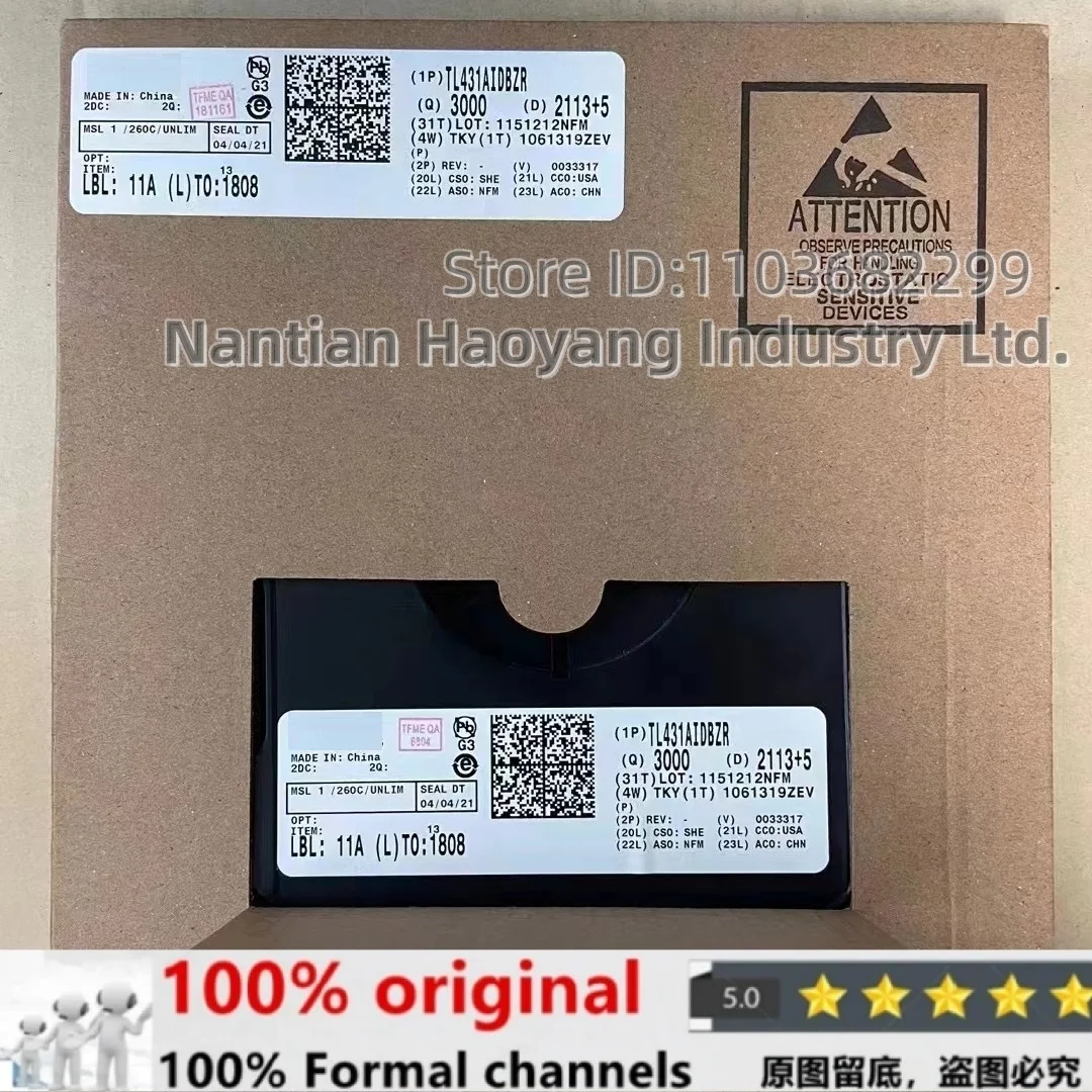 (BOM List Support) Need Original Choose us 50pcs/100pcs/200pcs/Lot TL431AIDBZR Adjustable precision shunt regulator
(BOM List Support) Need Original Choose us 50pcs/100pcs/200pcs/Lot TL431AIDBZR Adjustable precision shunt regulator