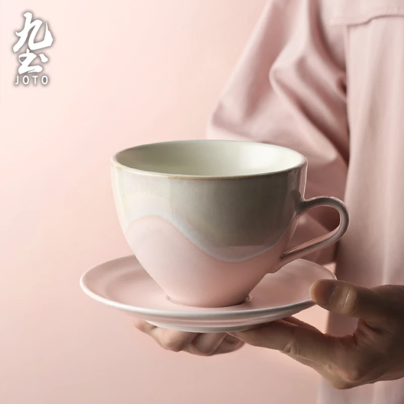 JOTO Easy to Clean Beautifully designed Comfortable Vintage Home Coffee Cup with Saucer CFR0147
JOTO Easy to Clean Beautifully designed Comfortable Vintage Home Coffee Cup with Saucer CFR0147