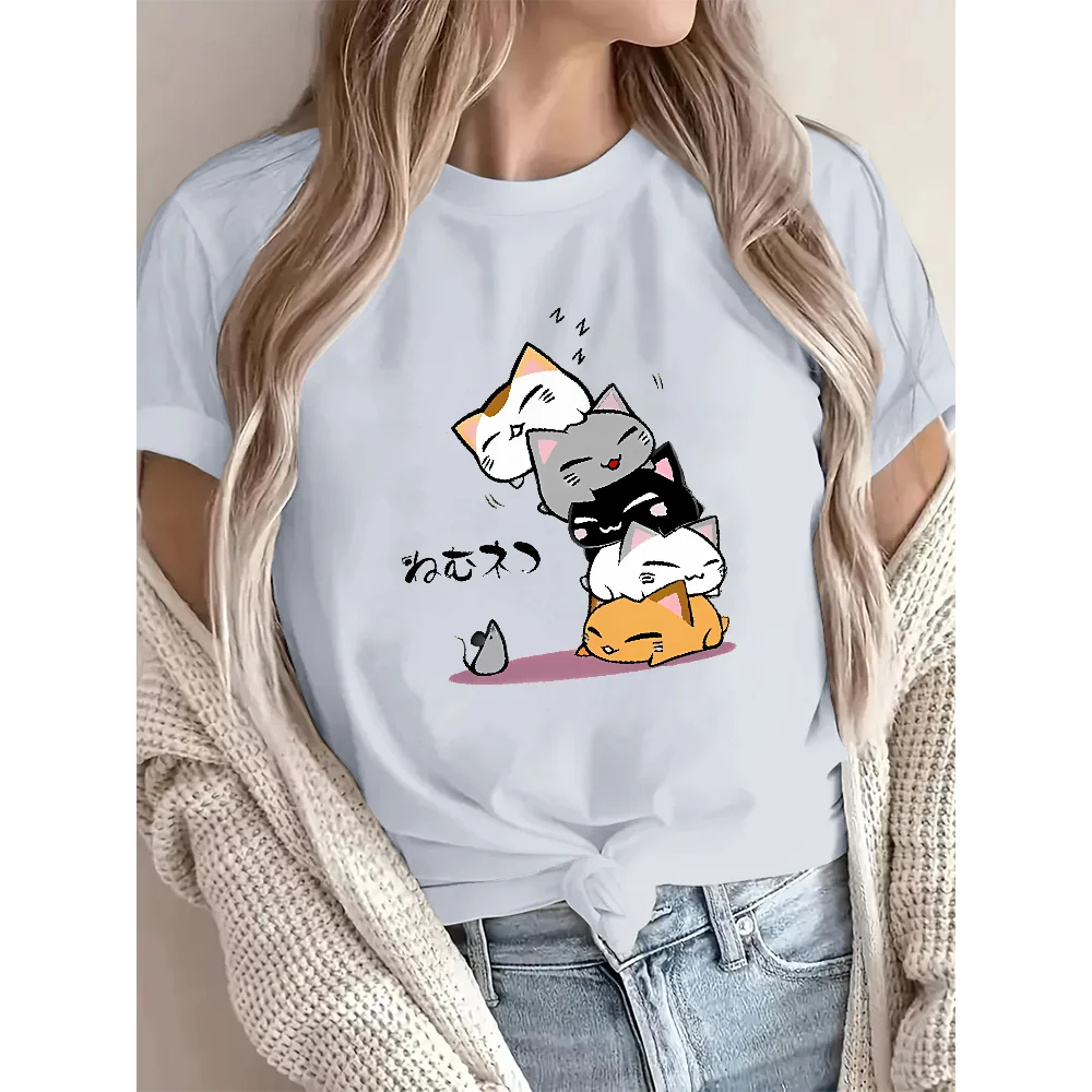 Cute Stacked Cats Sleeping Don'T See The Mouse Print Graphic Tees Summer Comfortable Crewneck Women’s Cotton T-shirts Unisex Top
Cute Stacked Cats Sleeping Don'T See The Mouse Print Graphic Tees Summer Comfortable Crewneck Women’s Cotton T-shirts Unisex Top