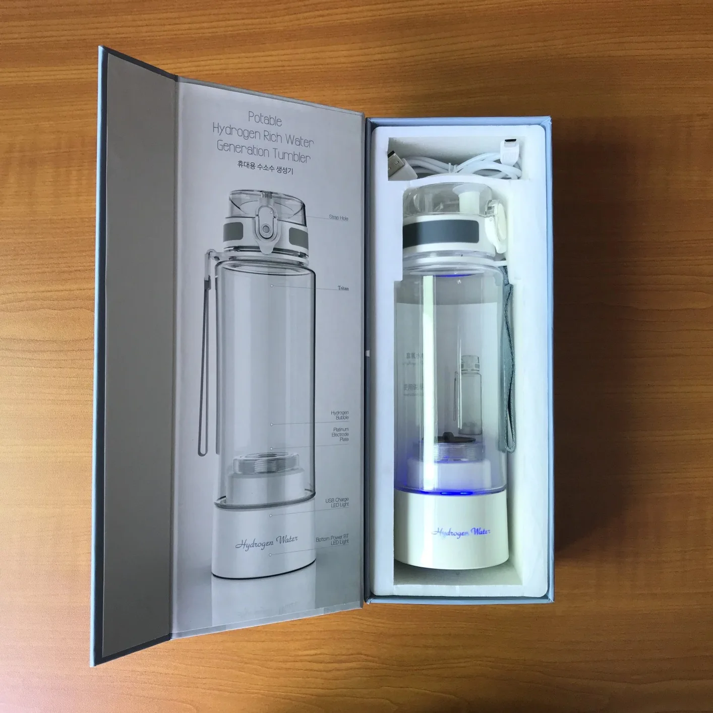 Japanese tech Super High Concentration Portable Hydrogen Rich Generator Water Bottle Korea Desig SPE/PEM WaterIonizer H2 Cup
Japanese tech Super High Concentration Portable Hydrogen Rich Generator Water Bottle Korea Desig SPE/PEM WaterIonizer H2 Cup