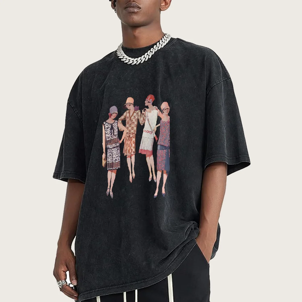 Vintage Style Poster Lady Print Distressed Washed Short Sleeve Unisex Gothic Comfortable Breathable Heavyweight T-shirt
Vintage Style Poster Lady Print Distressed Washed Short Sleeve Unisex Gothic Comfortable Breathable Heavyweight T-shirt