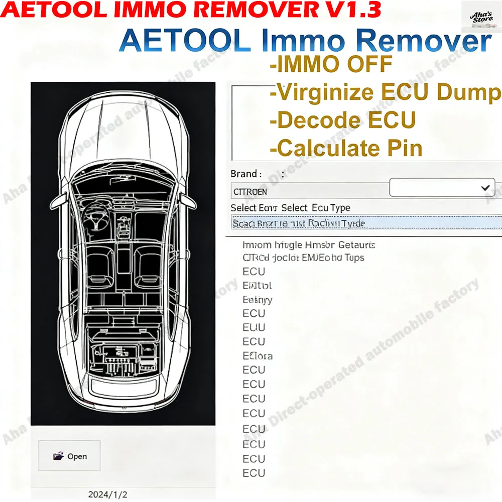 Newest AETOOL IMMO REMOVER V1.3 obd2 scanner ECU decoding Immo Eeprom Off ECU Dump Decode ECU Calculate PIN Virgin/IMMO Remover
Newest AETOOL IMMO REMOVER V1.3 obd2 scanner ECU decoding Immo Eeprom Off ECU Dump Decode ECU Calculate PIN Virgin/IMMO Remover