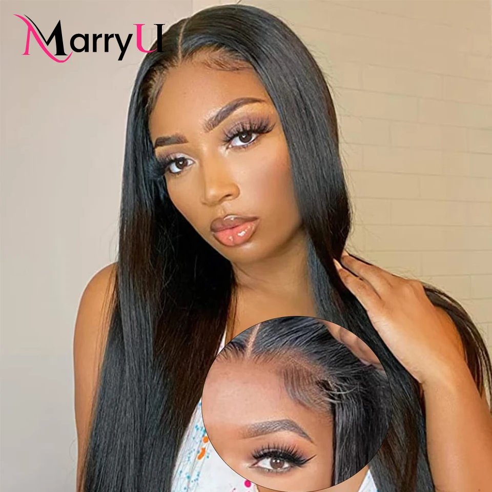 6X4 Glueless Wig Transparent Straight Lace Front Human Hair Wigs Wear And Go Pre Cut PrePlucked Brazilian Glueless Marryu Hair
6X4 Glueless Wig Transparent Straight Lace Front Human Hair Wigs Wear And Go Pre Cut PrePlucked Brazilian Glueless Marryu Hair