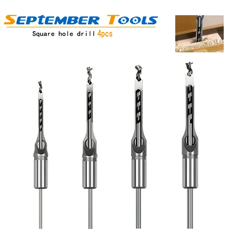 4/40pcs 6.4-12.7mm HSS Twist Square Hole Drill Bits Auger Mortising Chisel Extended Saw for Woodworking Tools
4/40pcs 6.4-12.7mm HSS Twist Square Hole Drill Bits Auger Mortising Chisel Extended Saw for Woodworking Tools