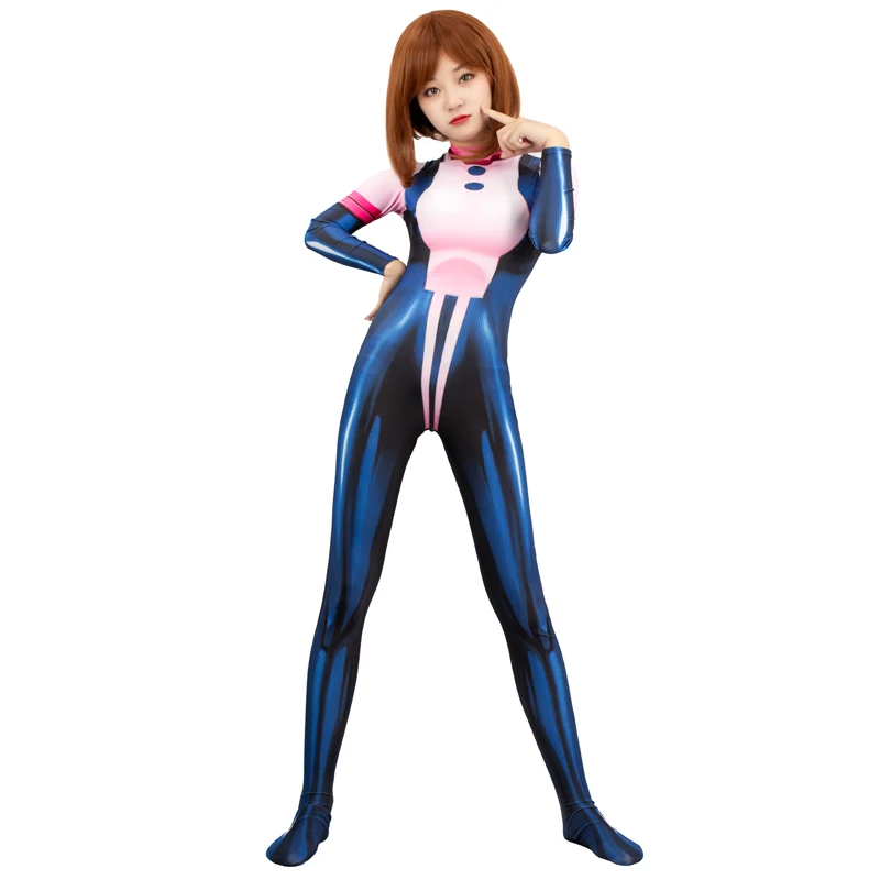 Japan Hot Sale Halloween Anime Full Body Jumpsuit Carnival Performance Cosplay Uniforms My Hero Academia Ochaco Uraraka Costume
Japan Hot Sale Halloween Anime Full Body Jumpsuit Carnival Performance Cosplay Uniforms My Hero Academia Ochaco Uraraka Costume