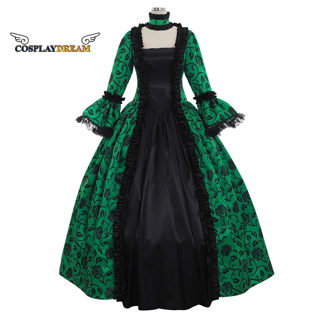 Medieval Renaissance Medieval Carnival Gothic Gown Elegant Victorian Masquerade Long Dress Rococo Green Dress
Medieval Renaissance Medieval Carnival Gothic Gown Elegant Victorian Masquerade Long Dress Rococo Green Dress