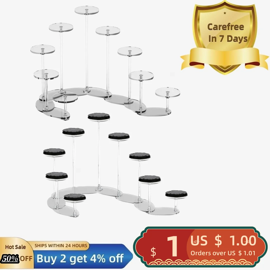 Figure Display Stand 9-layers Stepped Round Plate Detachable Rotatable Cake Show Acrylic Multifunctional Nail Polish Jewelry Dis
Figure Display Stand 9-layers Stepped Round Plate Detachable Rotatable Cake Show Acrylic Multifunctional Nail Polish Jewelry Dis