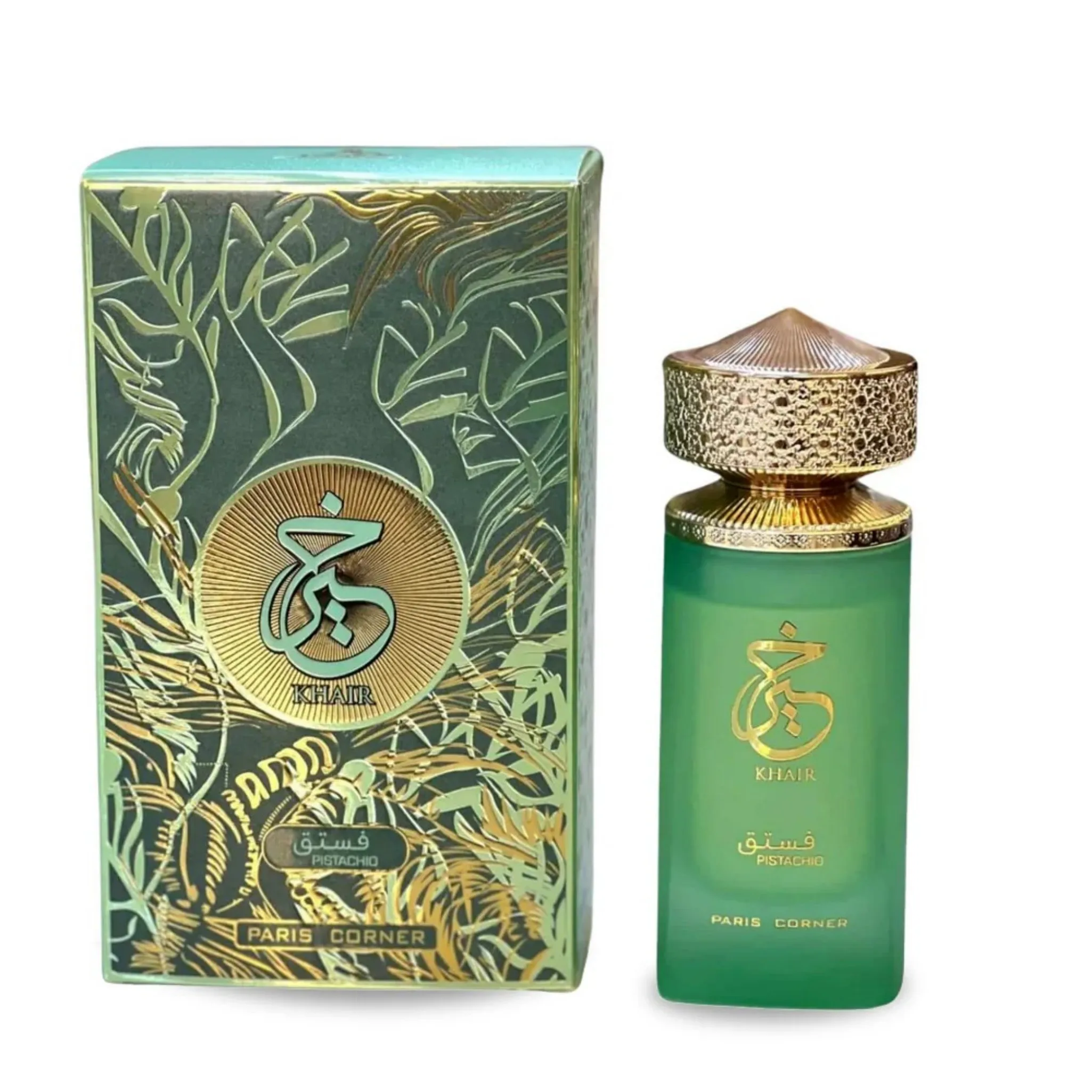 Paris Corner Khair Pistachio Unisex Eau de Parfum Sweet Nutty Gourmand Oriental Fragrance
Paris Corner Khair Pistachio Unisex Eau de Parfum Sweet Nutty Gourmand Oriental Fragrance