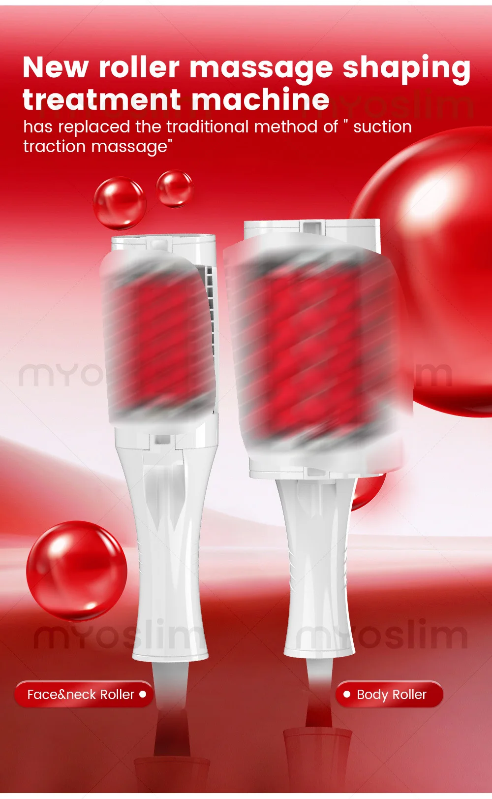 Myolim Slimming massage cellulite Body Facial Treatment 360 Degree Vibration therapy Inner Ball Roller fat removal Machine
Myolim Slimming massage cellulite Body Facial Treatment 360 Degree Vibration therapy Inner Ball Roller fat removal Machine