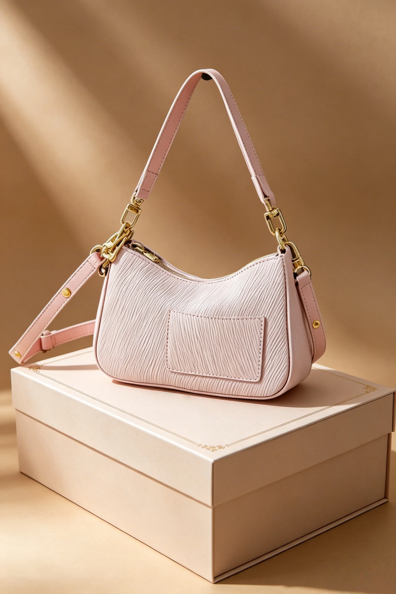 2026 Fashion New Women's Bag 19X13.5X6.5CM Pink Portable Handbag Shoulder Bag with Shoulder Strap No Box
2026 Fashion New Women's Bag 19X13.5X6.5CM Pink Portable Handbag Shoulder Bag with Shoulder Strap No Box