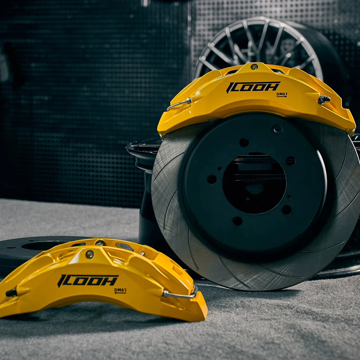 ICOOH Высокопроизводительные 6-поршневые гоночные большие тормозные комплекты DM6 345/355 мм, модифицированные тормозные комплекты для Kia K3 K5 K7 K9
ICOOH Высокопроизводительные 6-поршневые гоночные большие тормозные комплекты DM6 345/355 мм, модифицированные тормозные комплекты для Kia K3 K5 K7 K9