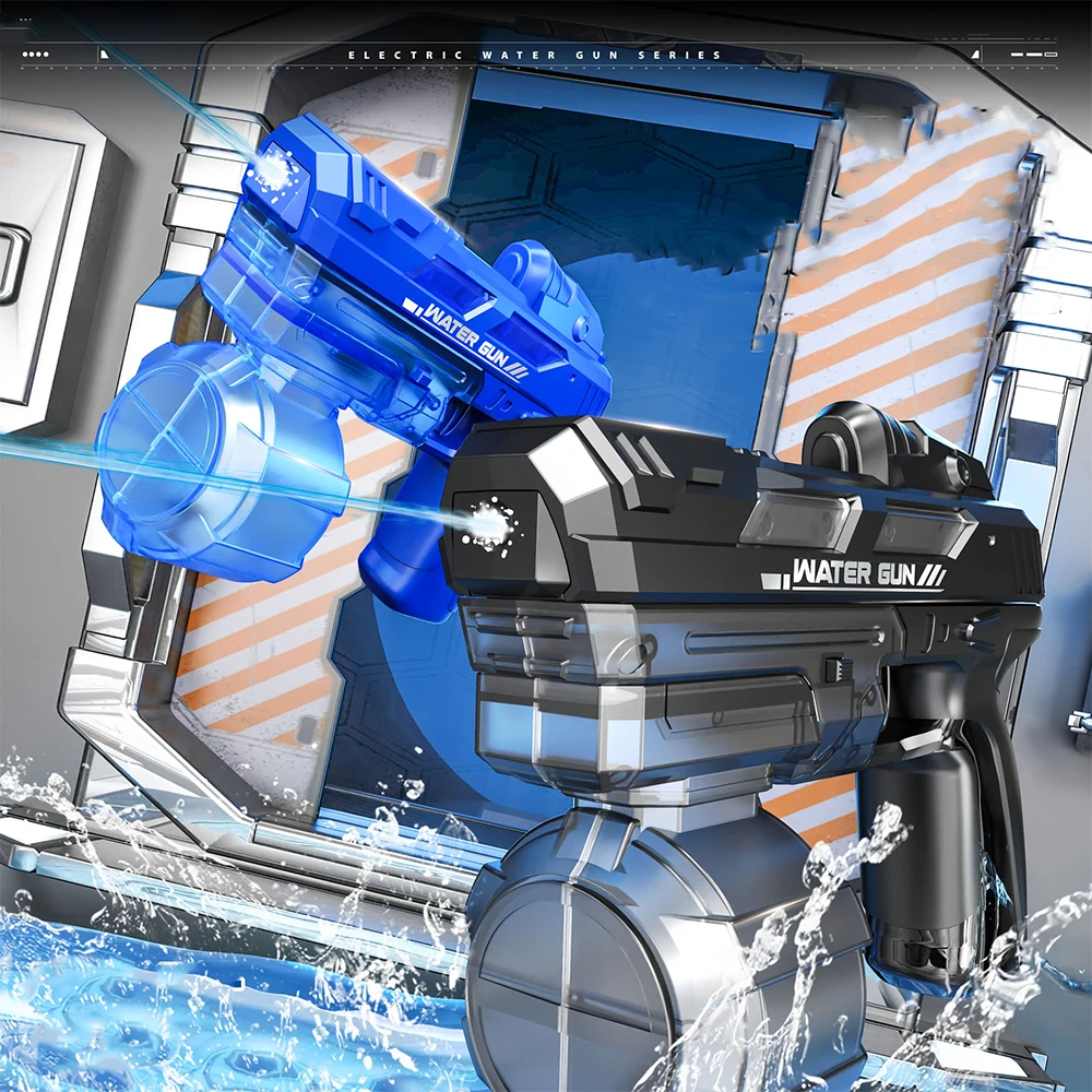 New Summer Children's Electric Water Gun Fully Automatic Continuous Emission Water Gun Outdoor Water Fight Water Play Toy Gift
New Summer Children's Electric Water Gun Fully Automatic Continuous Emission Water Gun Outdoor Water Fight Water Play Toy Gift