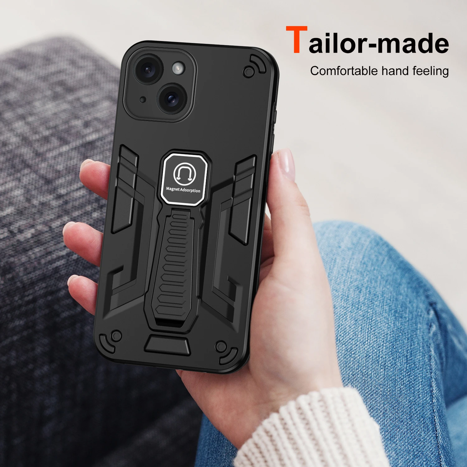 Cool Stand Mobile Phone Case for iPhone 15 14 13 12 Pro Max Plus Magnetic Charging Wireless Charging Telephone Protective Case
Cool Stand Mobile Phone Case for iPhone 15 14 13 12 Pro Max Plus Magnetic Charging Wireless Charging Telephone Protective Case