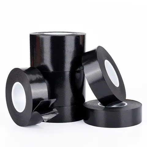 Waterproof Butyl Joist Tape Self-Fusing Silicone Rubber Tape Electrical for Connectors/Coaxial Cable/Antenna/Emergency Repair