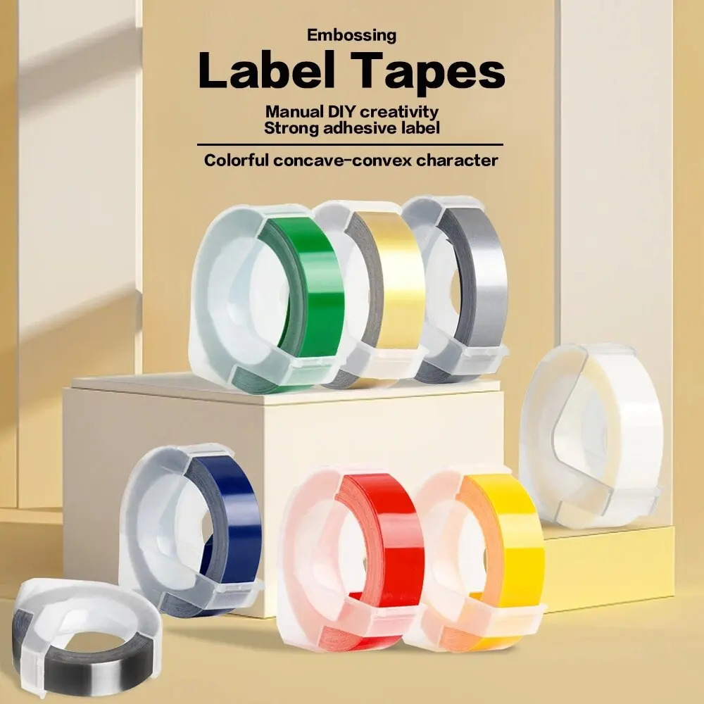 3/5Pcs Compatible Dymo 3D Label Tape 9mm Dymo 3D Embossing Tape For Dymo Motex E101 E202 Manual Typewriter 12965 1610 Label
3/5Pcs Compatible Dymo 3D Label Tape 9mm Dymo 3D Embossing Tape For Dymo Motex E101 E202 Manual Typewriter 12965 1610 Label