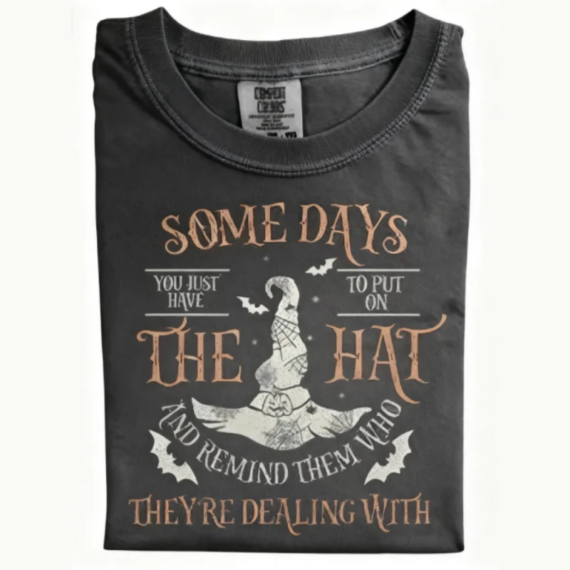 Cute Witch Hat Printed T Shirt Lightweight Material Daily Wear Ideal For Those Wanting Distinctive Tees With Retro Inspired
Cute Witch Hat Printed T Shirt Lightweight Material Daily Wear Ideal For Those Wanting Distinctive Tees With Retro Inspired