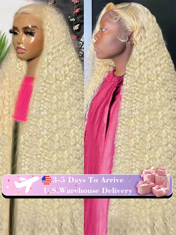 YKB 30 Inch Blonde Curly Wigs Human Hair 13x6 HD Lace Frontal Wig 13x4 Deep Wave Remy 613 Honey Colored Front Wig 220 Density
YKB 30 Inch Blonde Curly Wigs Human Hair 13x6 HD Lace Frontal Wig 13x4 Deep Wave Remy 613 Honey Colored Front Wig 220 Density