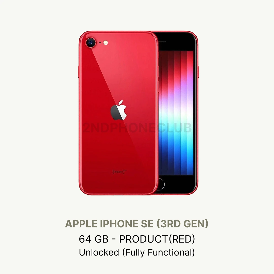 Apple iphone SE 2022 64 GB Unlocked Excellent Condition All Colors (Renewed)
Apple iphone SE 2022 64 GB Unlocked Excellent Condition All Colors (Renewed)