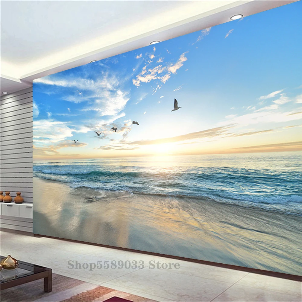 Seashore Tide Sunset Lingering Light Wallpaper Canvas Custom Size Wall Painting Living Room Bedroom Renovation Wall Decoration
Seashore Tide Sunset Lingering Light Wallpaper Canvas Custom Size Wall Painting Living Room Bedroom Renovation Wall Decoration