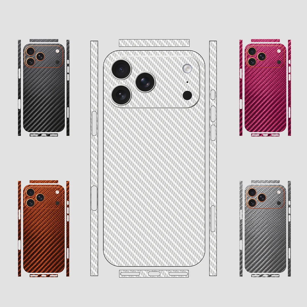 Carbon Fiber Vinyl Skins for iPhone Pro / Pro Max – Full Body Phone Wrap Stickers IPM009 by Nexa Skins
Carbon Fiber Vinyl Skins for iPhone Pro / Pro Max – Full Body Phone Wrap Stickers IPM009 by Nexa Skins