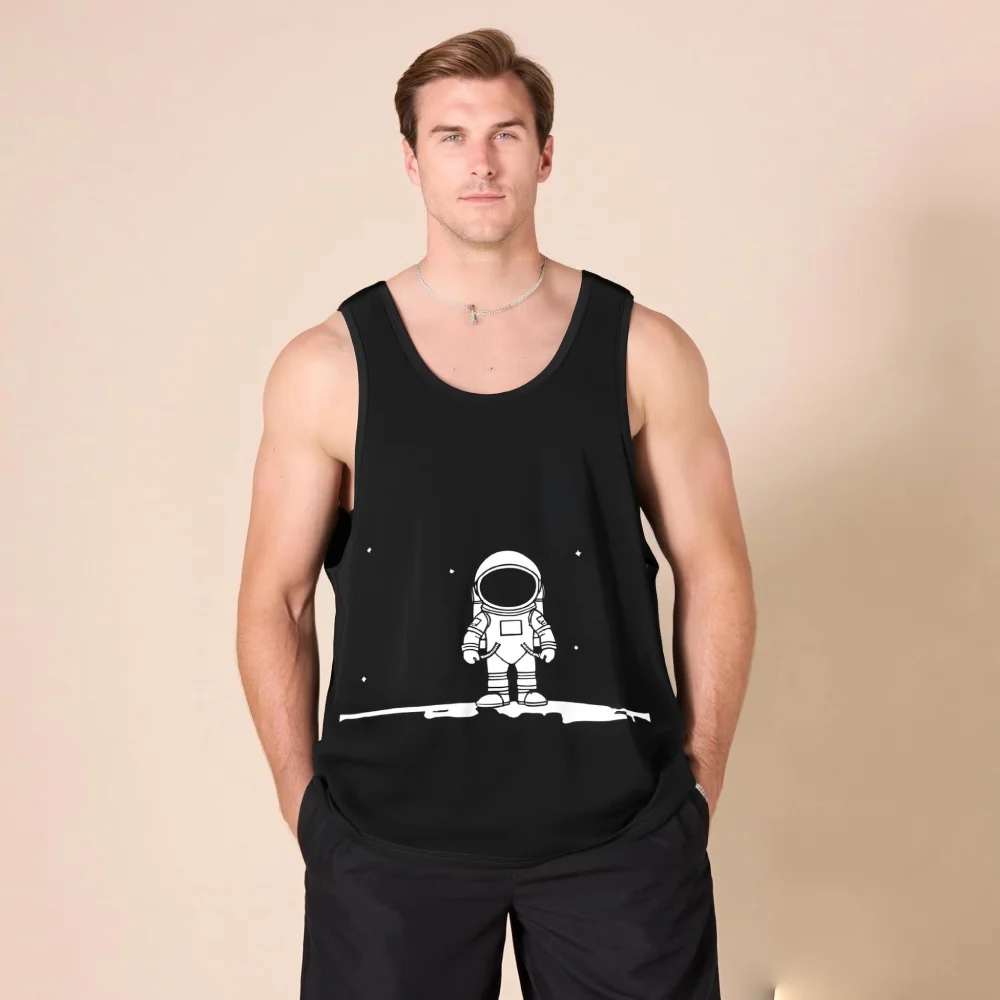 Tank Top Loose Sleeveless Summer Fashion Casual Cartoon Astronaut On Lunar Surface Print Trend Stylish Streetwear Top
Tank Top Loose Sleeveless Summer Fashion Casual Cartoon Astronaut On Lunar Surface Print Trend Stylish Streetwear Top