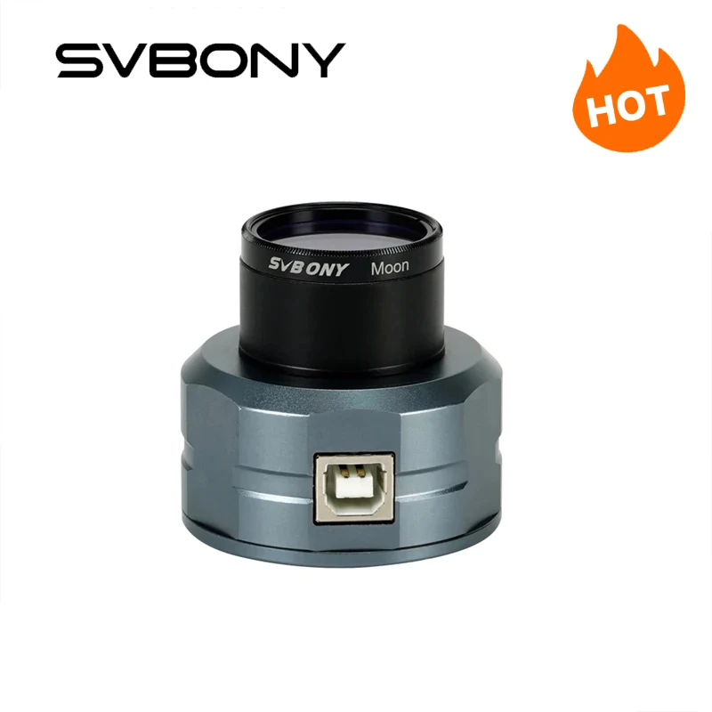 SVBONY SV105 Astronomy Planetary Camera 1.25'' CMOS Telescope Camera Digital Eyepiece USB 2.0 for Beginner Planetary Photography
SVBONY SV105 Astronomy Planetary Camera 1.25'' CMOS Telescope Camera Digital Eyepiece USB 2.0 for Beginner Planetary Photography
