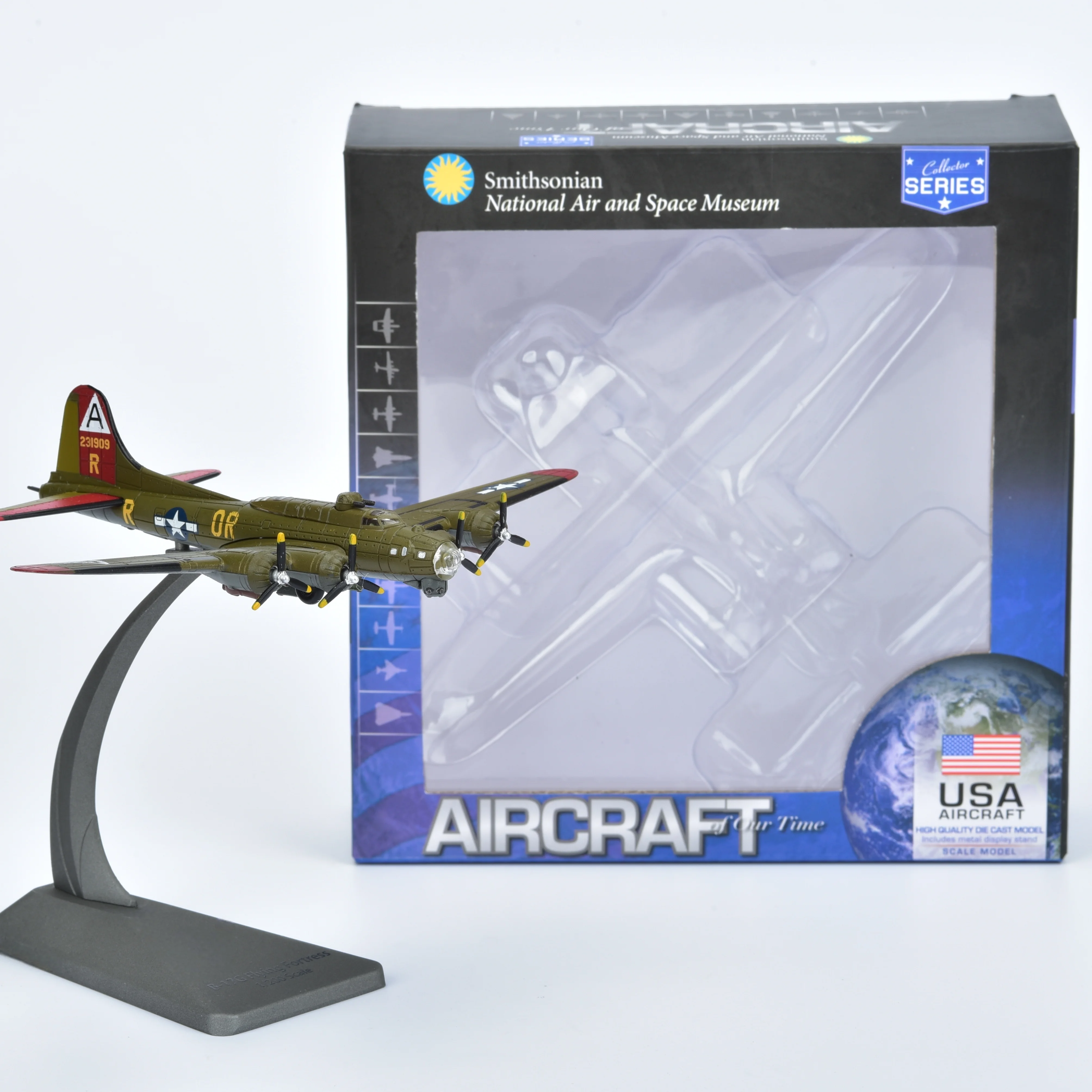 B-17G FLYING FORTRESS 1/200 Scale Model airplane (including base) Scale model Home decoration Color box Creative gift
B-17G FLYING FORTRESS 1/200 Scale Model airplane (including base) Scale model Home decoration Color box Creative gift