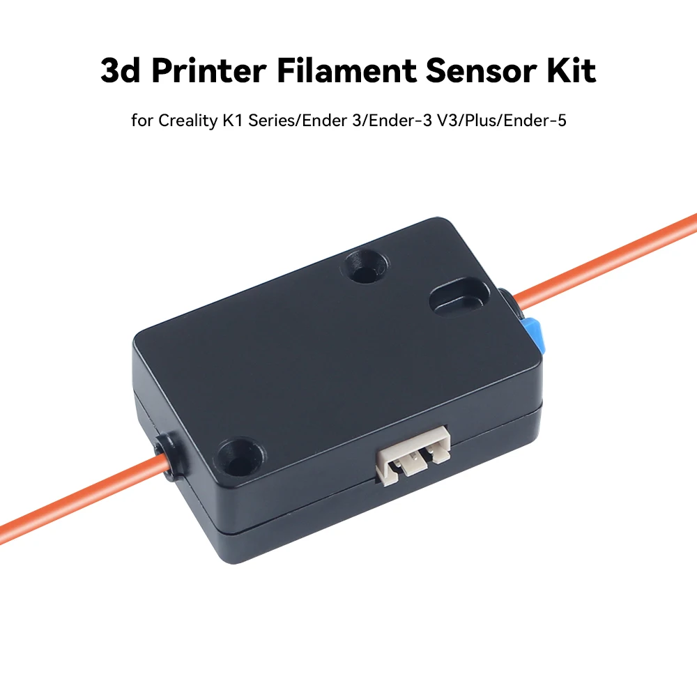 Для Creality K1 Series/Ender 3/Ender-3 V3/Plus/Ender-5 плавная подача чувствительное обнаружение комплект датчиков нити для 3D-принтера
Для Creality K1 Series/Ender 3/Ender-3 V3/Plus/Ender-5 плавная подача чувствительное обнаружение комплект датчиков нити для 3D-принтера