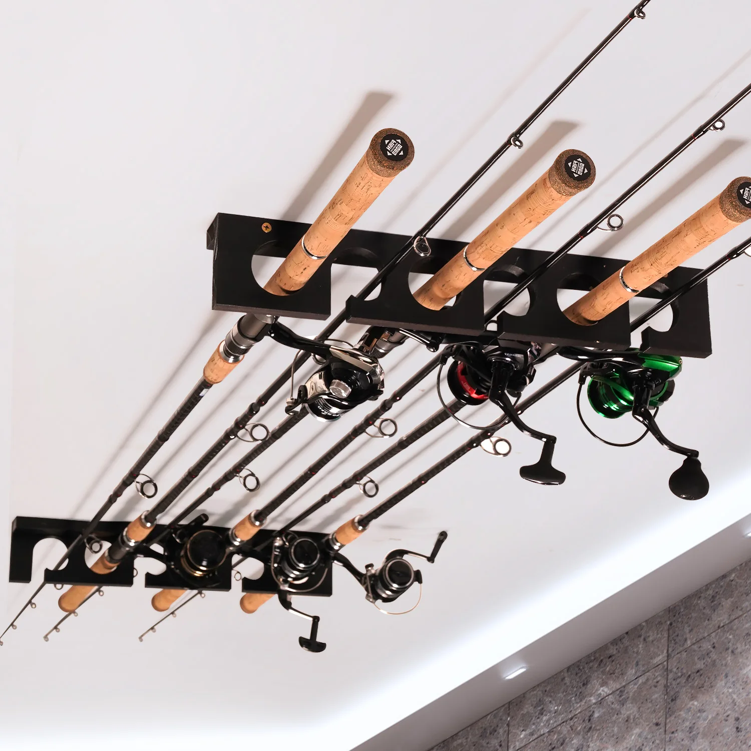 Holds Up to 12 Rods Fishing Pole Racks Wall or Ceiling Mounted Holders for Garage Storage Organizer Gear Equipment Gifts
Holds Up to 12 Rods Fishing Pole Racks Wall or Ceiling Mounted Holders for Garage Storage Organizer Gear Equipment Gifts