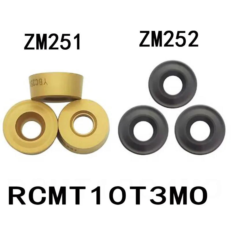10PCS RCMT10T3MO ZM251/ RCMT10T3MO ZM252 RCMT 10T3MO Turning Insert R5 Carbide Milling Insert RCMT Insert CVD Coated insert
10PCS RCMT10T3MO ZM251/ RCMT10T3MO ZM252 RCMT 10T3MO Turning Insert R5 Carbide Milling Insert RCMT Insert CVD Coated insert