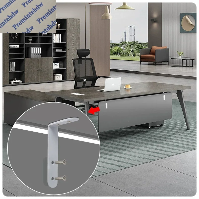 10Pcs Steel Hanging L Bracket With Decorative Cover For Office Privacy Below Desk Apron Panel
10Pcs Steel Hanging L Bracket With Decorative Cover For Office Privacy Below Desk Apron Panel