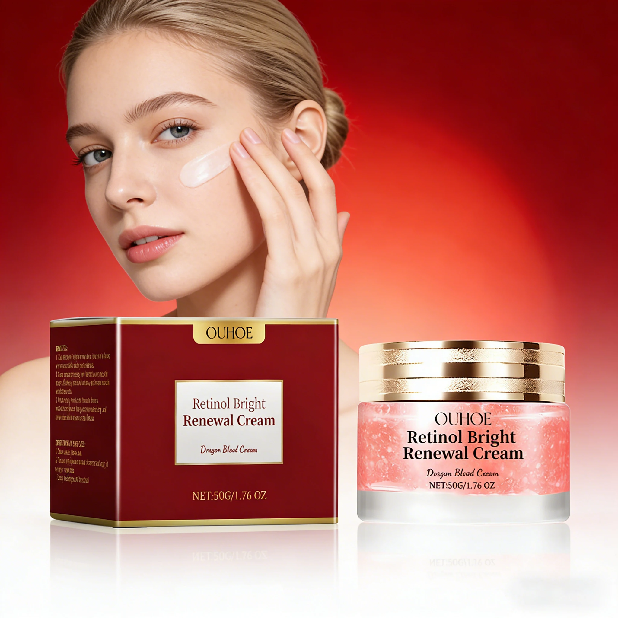 OUHOE Retinol Bright Renewal Cream Anti-Aging Fade Fine Lines Firming Lift Whitening Moisturize Hyaluronic Acid Skin Care
OUHOE Retinol Bright Renewal Cream Anti-Aging Fade Fine Lines Firming Lift Whitening Moisturize Hyaluronic Acid Skin Care