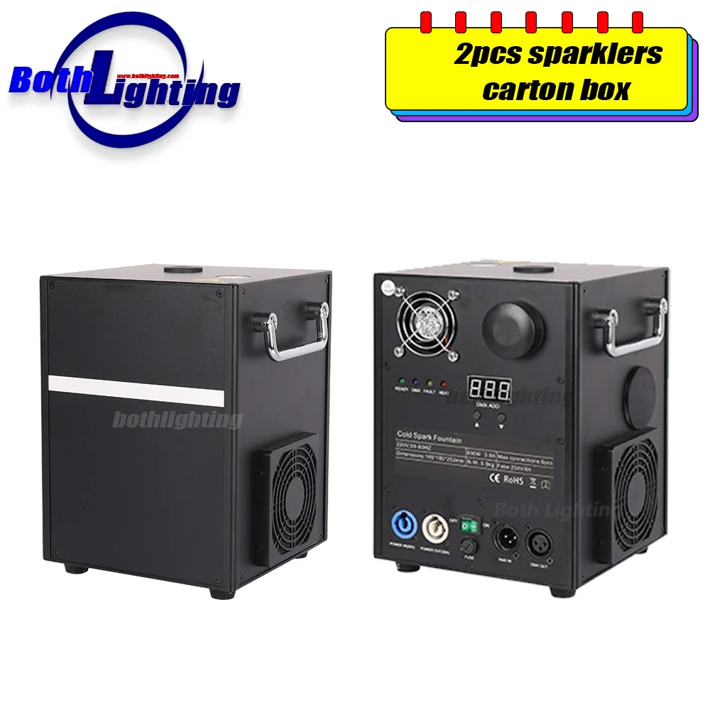 Bothlighting 2pcs 650w Stage Cold Spark Machine Cold Fireworks Spark Fountain Indoor/Outdoor Sparkler for Wedding Party
Bothlighting 2pcs 650w Stage Cold Spark Machine Cold Fireworks Spark Fountain Indoor/Outdoor Sparkler for Wedding Party
