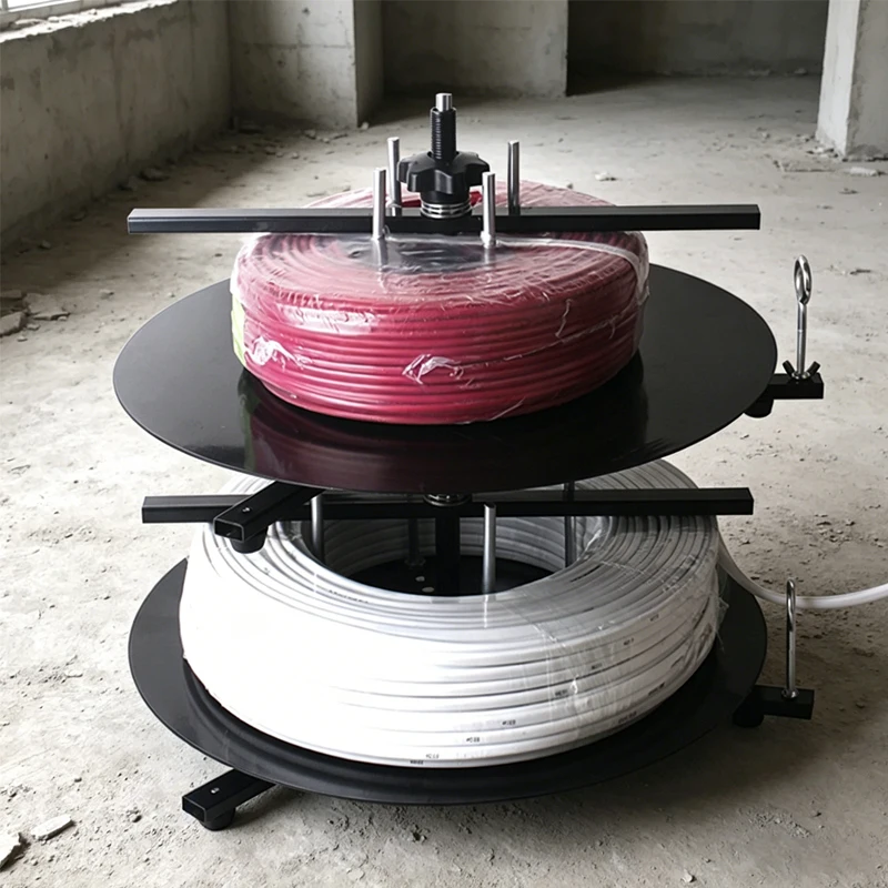 Electrician BV Wire Dispenser Rack 1/2 Layer Cable Discharge Tray Stand Rotary Wire Feeder Cable Video Cable Organizational Tool
Electrician BV Wire Dispenser Rack 1/2 Layer Cable Discharge Tray Stand Rotary Wire Feeder Cable Video Cable Organizational Tool
